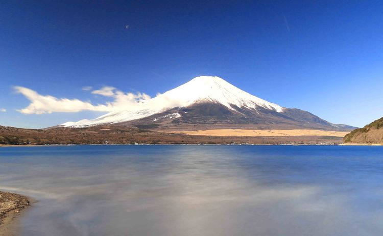 富士山の壮大なパノラマビュー